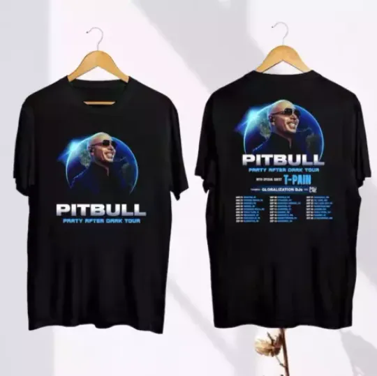 Discover Pitbull Party After Dark Tour 2024 T-Shirt