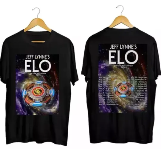 Jeff Lynne's ELO The Over and Out Tour 2024 T-Shirt
