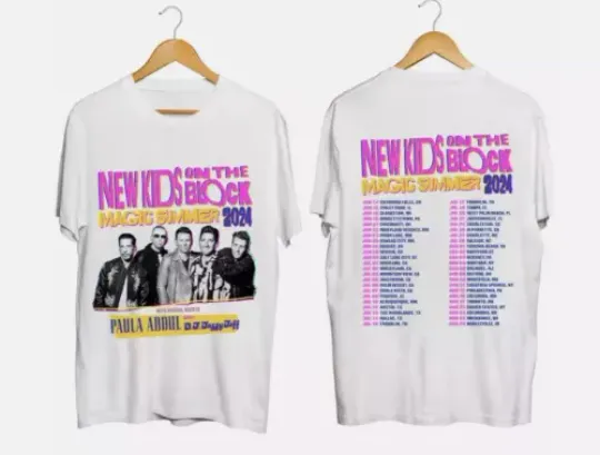 Discover NK on The Block The Magic Summer Tour 2024 T-Shirt