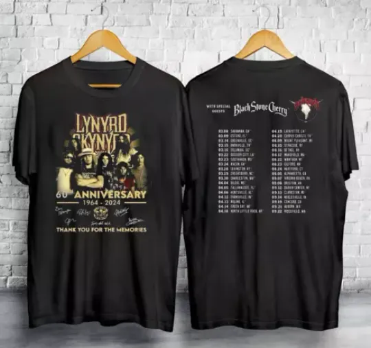 RARE!! Lynyrd Skynyrd ZZ Top Tour 2024 T-Shirt, Gift Fans