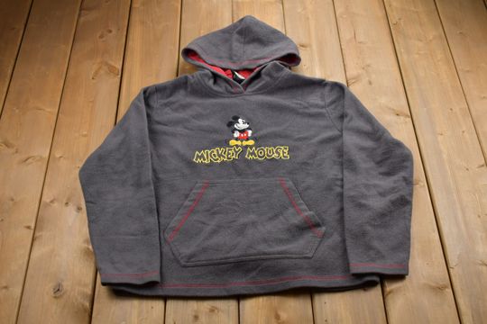 Vintage 1990s Mickey Mouse  Graphic Hoodie / 90s Hoodie