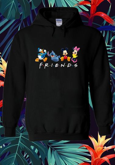 Discover Disney Stitch Mickey Minnie Mouse Donald Duck  TV show Hoodie
