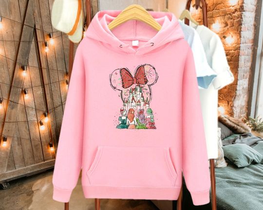 Discover Disney Princess Hoodie,Princess  ,Minnie Ears ,Disney Hoodie