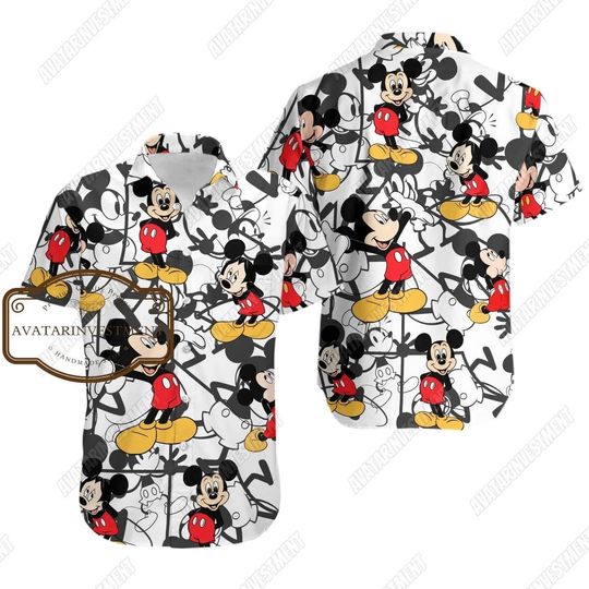 Discover Mickey Mouse Shirt, Mickey Hawaiian Shirt, Mickey Shirt, Disney Mickey Shirt, Mickey Gift, Disney Hawaii Shirt, Hawaiian Shirt Men