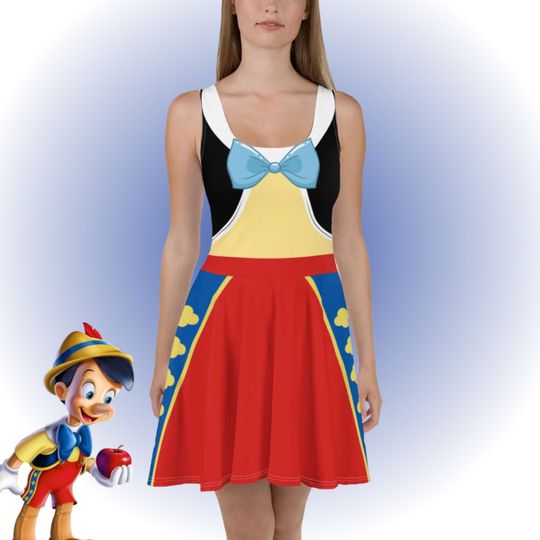 Discover Womens Disney Pinocchio Dress Costume Run Disney outfit sundress