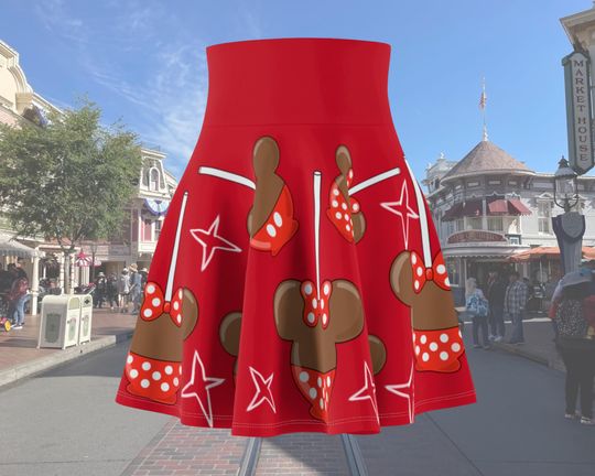 Discover Mouse Candy Apple Running Skirt - Disney Bounding