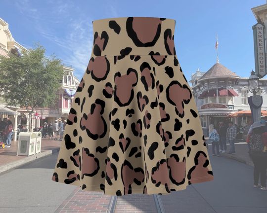 Animal Print Running Skirt - Disney Bounding