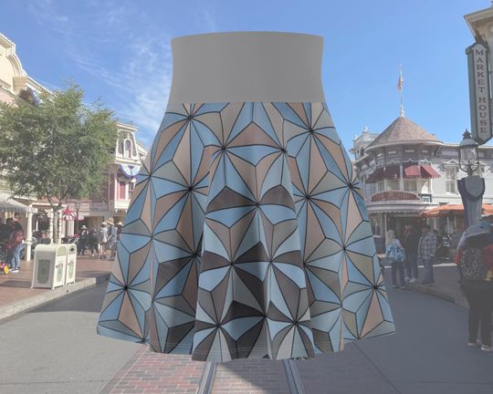 Discover Geodesic Sphere Running Skirt - Disney Bounding