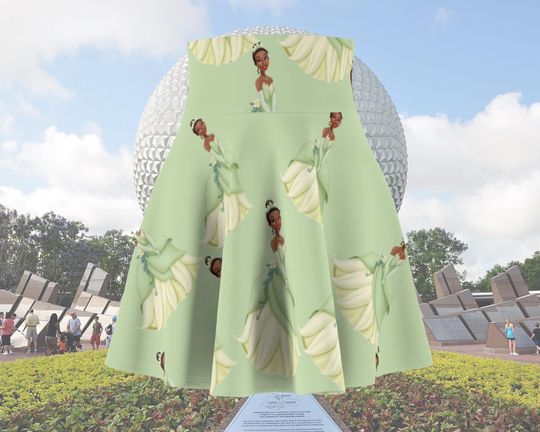Princess Tiana Running Skirt - Wine And Dine 2024