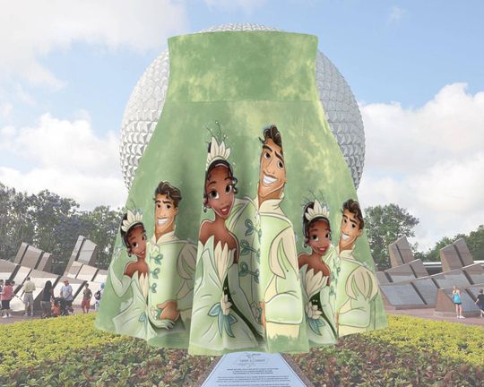 Princess Tiana & Prince Naveen Running Skirt - Wine And Dine 2024