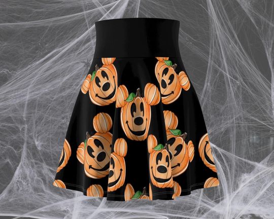 Halloween Pumpkin Heads Running Skirt - Oogie Boogie Bash