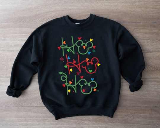 Discover Ho Ho Ho Disney Christmas Sweatshirt, Ho Ho Ho Disney Christmas jumper, Ho Ho Ho Sweater