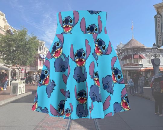 Discover Stitch Running Skirt - Disney Bounding