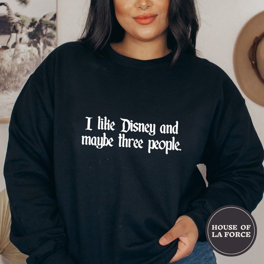 Discover I Like Disney Sweatshirt, Magic Kingdom, Happiest Place On Earth