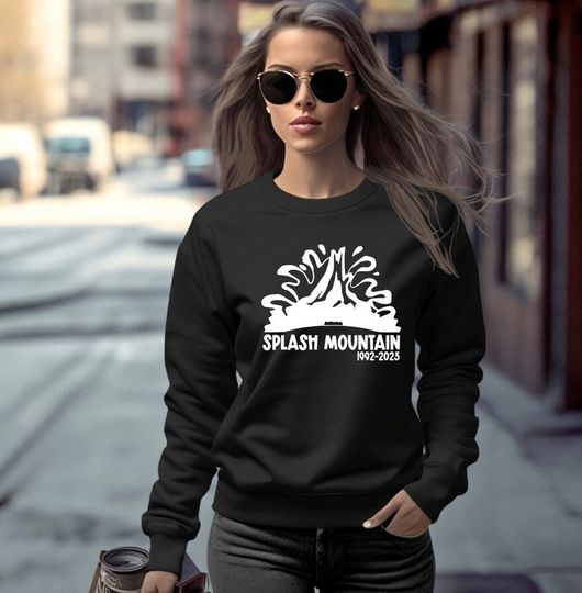 Splash mountain est 1992 unisex sweatshirt  Disney sweatshirt, Disney fashion