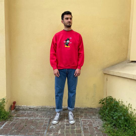 Discover Disney vintage sweatshirt man / Disney sweatshirt man, mickey mouse sweatshirt