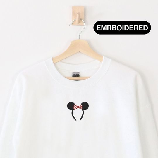 Discover Minnie Mouse Ears  Unisex Sweatshirt, Disney Sweatshirt