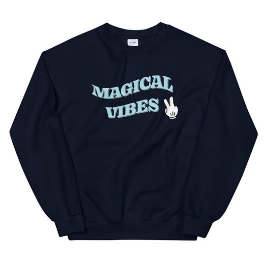 Discover Magical Vibes Unisex Sweatshirt | Mickey Mouse Sweatshirt