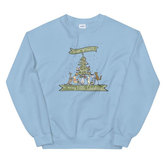 Discover Winnie the Pooh Christmas Sweatshirt Classic Pooh Christmas  Sweatshirt