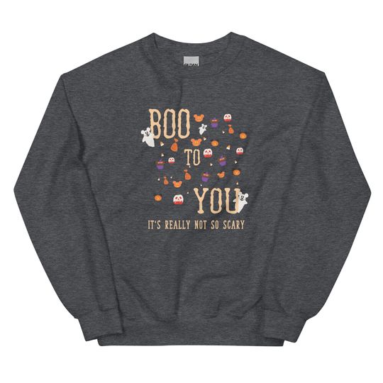 Discover Mickey's Not So Scary Halloween Party Disney Sweatshirt
