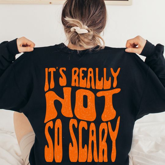 Discover Not So Scary Sweatshirt | Disney Halloween Shirt | Disney Halloween | Disney Shirts