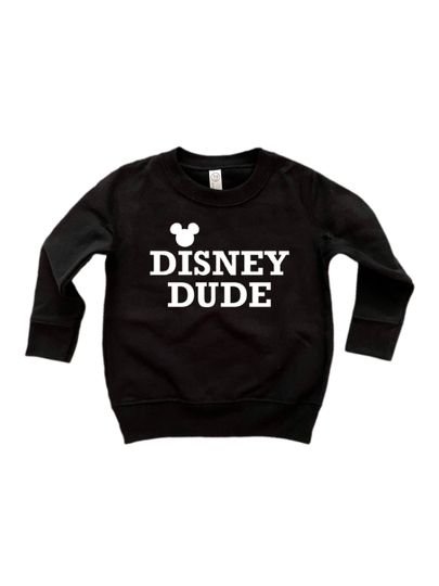 Discover Disney Babe | Disney Dude | Disney World Sweatshirt | Kids Disneyland Sweatshirt