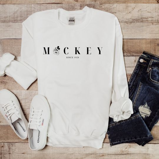 Discover Mickey Sweatshirt, Mickey Since 1950 Sweatshirt, Mickey Mouse Sweatshirt, Disney Sweatshirt
