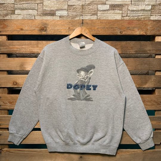 Discover Vintage Dopey By Disney Sweatshirt Dopey Pullover Sweater Dopey Sweatshirt
