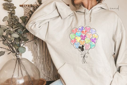 Discover Disney  Magic Balloon  , Group sweater, Mickey Balloon  , Disney Bestie hoodie