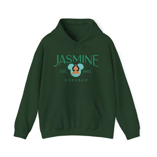 Princess Jasmine Hooded  | Disney Apparel | Princess Hoodie | Disney Lover Gift