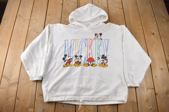 Vintage 1990s Mickey & Co Mickey Mouse Graphic Disney Hoodie