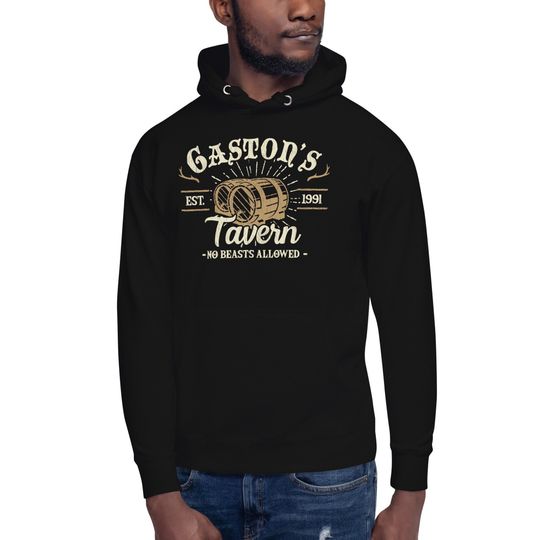 Discover Gaston's Tavern Hoodie, Beauty and the Beast