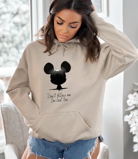 Discover Don't Follow Me I'm Lost Too Hooded  , Disney Hoodie
