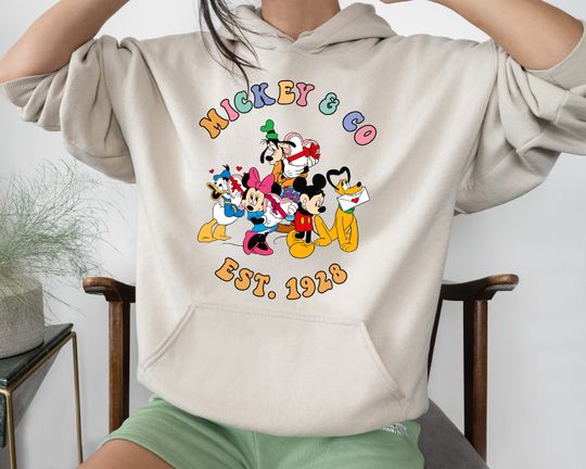 Discover Disney Mickey Friends  , Mickey Co.  , Disneyland Group Disney Hoodie