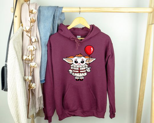 Discover Baby Yoda Pennywise Disney hoodie, Disney Family and couple Hoodie