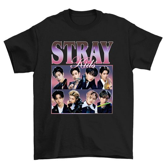 Stray Kids Retro Classic T-shirt - Stray Kids Merch - Stray Kids SKZ
