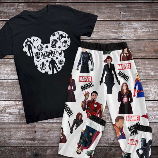 Discover Marvel Pajamas Set, Personalized Family Pajamas, Family Christmas Pajamas Set.