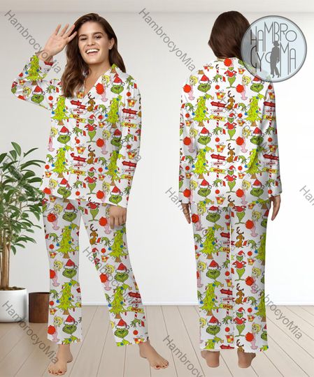 Discover The funny character Christmas Pajamas Set, The funny character Pajamas Set, Christmas Pajamas Sleepwear, Pajamas Pants, Women Pajamas, Comfortable Sleepwear