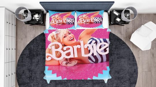 Barbie Bedding Set | Movie Gift | Room Decor