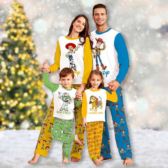 Custom Toy Story Pajamas Set, Toy Story Matching Family Pajamas, Toy Story Halloween Pajamas, Toy Story Christmas Shirt, Magic Kingdom Gift