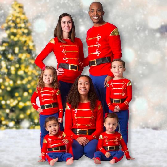 Nutcracker Matching Family Christmas Pajamas, Family Nutcracker Pajamas Set, Nutcracker Ballet Shirt, Christmas Family Party Gift
