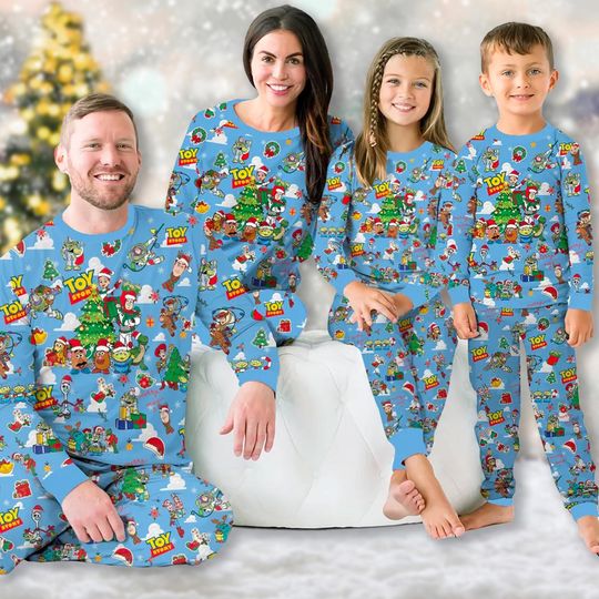 Toy Story Group Matching Family Pajamas Set, Tory Story Christmas Pajamas, Woody Buzz Lightyear Shirt, Tory Story Shirt, Magic Kingdom Shirt