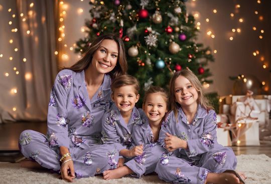 Discover Lavender Christmas Outfit Mommy & Me Christmas Eve Gift