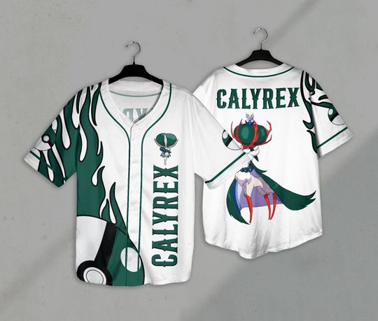 Discover Calyrex Baseball Jersey Shirt Japanese Anime Jersey Shirt Gift