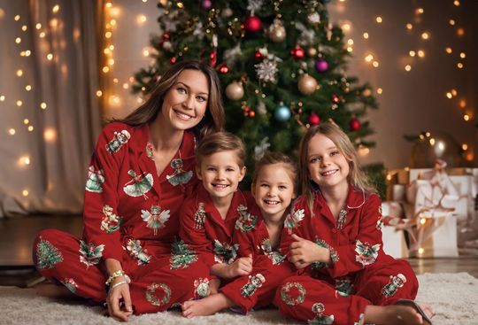 Christmas Outfit Mommy & Me Christmas Matching Loungewear Family Matching Nutcracker Ballet Christmas Morning Outfits Mama Mini