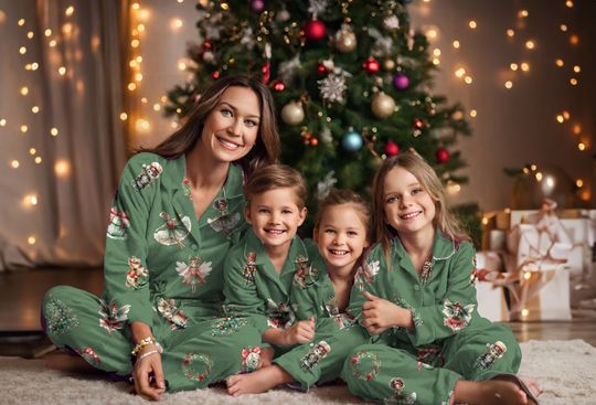 Christmas Outfit Mommy & Me Christmas Matching Loungewear Family Matching Nutcracker Ballet Christmas Morning Outfits Mama Mini