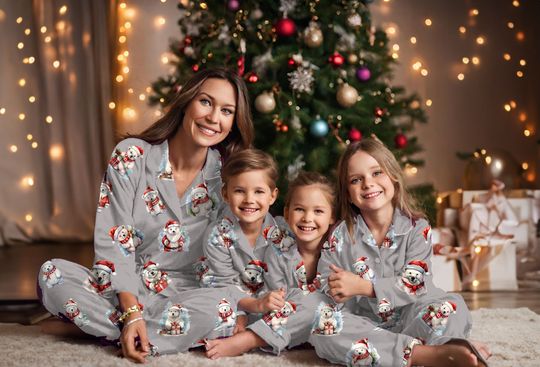 Discover Polar Bears Christmas Morning Matching Family Loungewear Gift