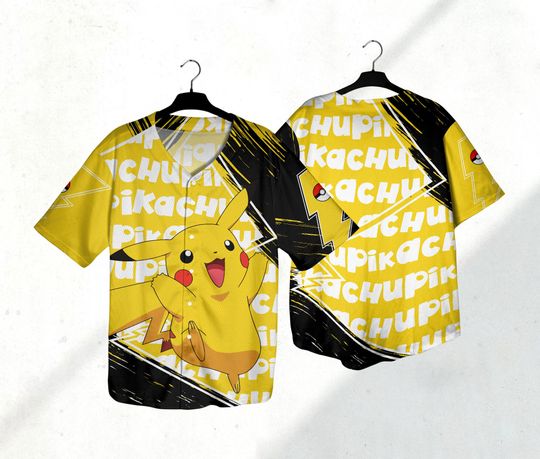 Discover Pika Baseball Jersey Shirt Pika Jersey Gift