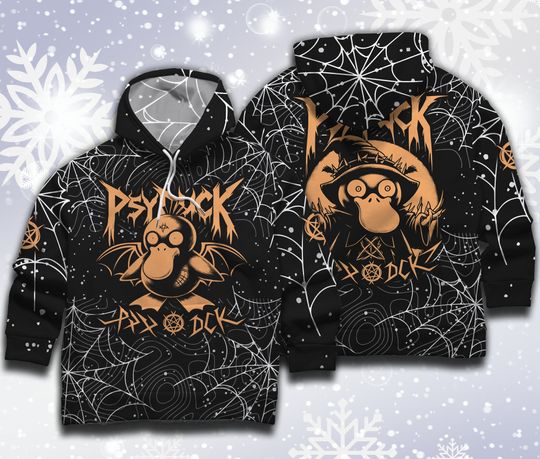 Discover Psyduck Hoodie Shirt Witch Psyduck Shirt Japanese Anime Hoodie Shirt Gift