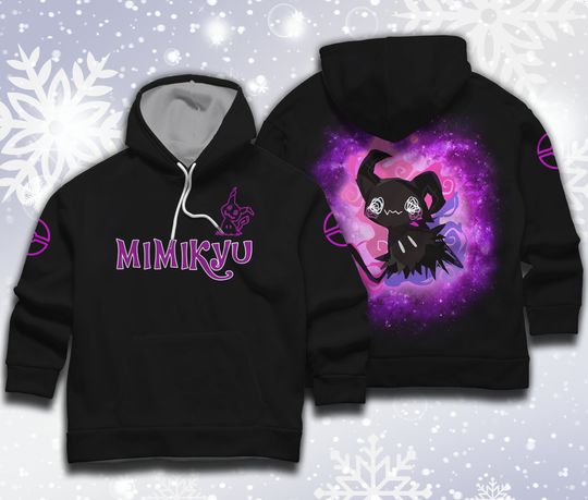 Mimikyu Hoodie Shirt Ghost Hoodie Japanese Anime Hoodie Shirt Gift